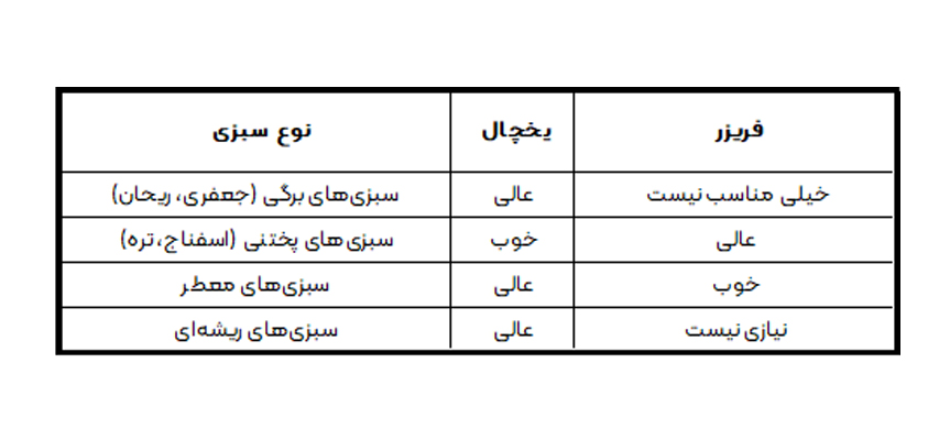 بهترین روش های نگهداری از سبزیجات تازه در خانه