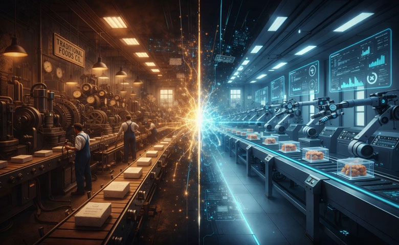 نقش شتابدهنده‌ها در هوشمندسازی خطوط تولید غذایی قدیمی با فناوری‌های نوین