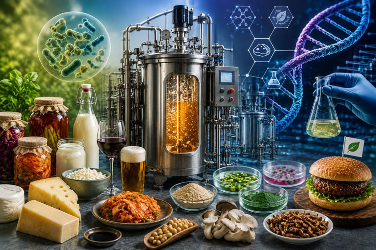 آینده غذا: وقتی میکروب‌ها آشپز می‌شوند (تخمیر در صنعت غذا)